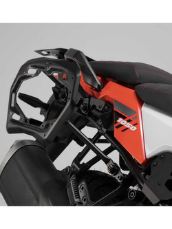 Zestaw: kufry boczne DUSC M/L + stelaże PRO SW-MOTECH do motocykla Suzuki V-Strom 1050 / XT (19-) [pojemność 41/33 l]