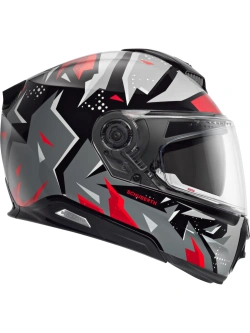 Kask integralny Schuberth S3 Spark czarno-szaro-czerwony