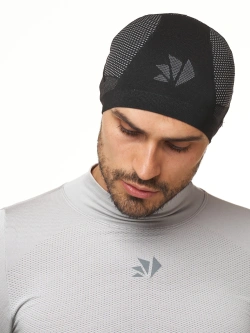 Czapka motocyklowa SIXS 4-Season czarno-szara