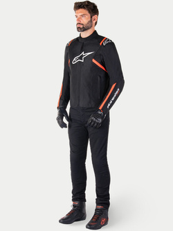 Kurtka motocyklowa tekstylna Alpinestars T-SPS V2 czarno-biało-czerwona