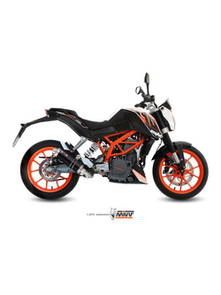 Pełny układ wydechowy (GP) MIVV do KTM Duke 390 (13-16) czarny