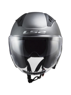 Kask otwarty LS2 OF600 Copter II Solid titanium matowy