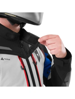 Kurtka motocyklowa tekstylna Shima Dune 2.0 G2 czarno-biało-niebieska