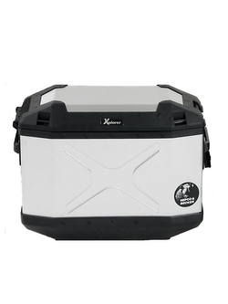 Komplet kufrów Hepco&Becker Xplorer 30 Srebrne [pojemność: 2 x 30 L]