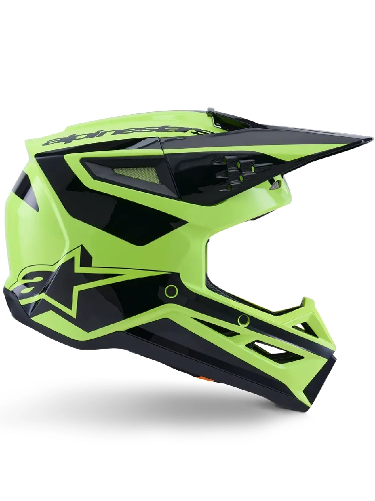 Kask enduro Alpinestars SM3 Heat czarno-zielone