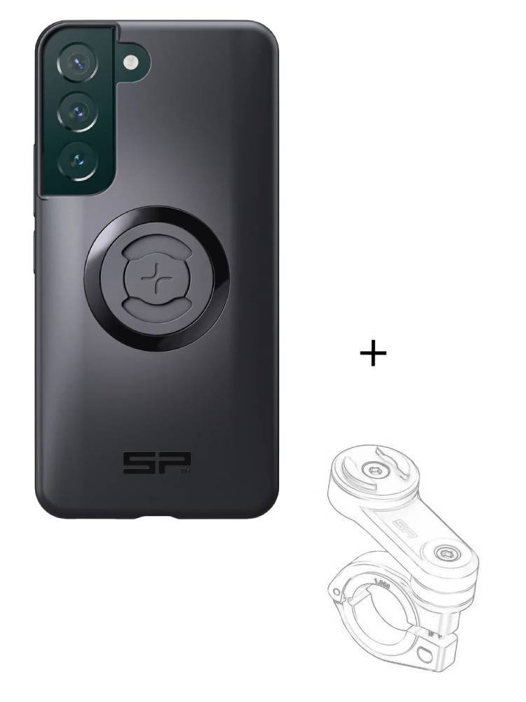 Zestaw na motocykl: etui SPC+ na telefon Samsung Galaxy S22 + mocowanie SP Connect