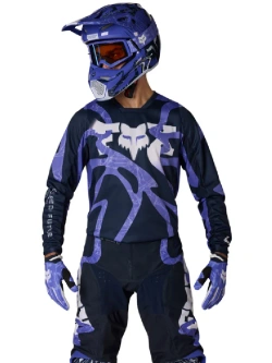 Bluza enduro Fox 180 Diffuse Se niebieska