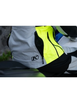 Kurtka motocyklowa tekstylna damska Klim Altitude szaro-fluo żółta
