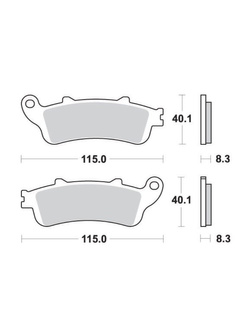 KLOCKI HAMULCOWE SBS 736 LS