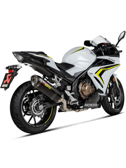 Tłumik motocyklowy Akrapović Honda CB 400 X (16-24)/ 500 F/ 500 X (16-23)/ CBR 400/ 500 R (16-23) [Slip-On Line, Carbon]