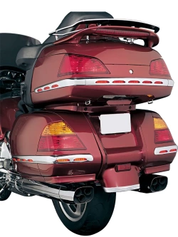 Zestaw listw ozdobnych z oświetleniem LED bagażnika Kuryakyn Honda GL 1800 Goldwing (01-10) srebrne [4 sztuki]