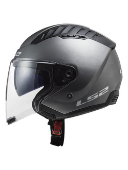 Kask otwarty LS2 OF600 Copter II Solid titanium matowy