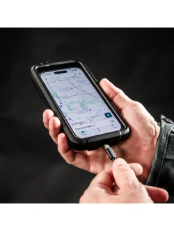 Zestaw na motocykl: uniwersalne etui na telefon Sp Connect LT (rozmiar L) + uchwyt na kierownicę Moto Mount LT