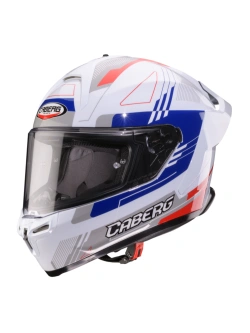 Kask integralny Caberg Roxter Colt biało-niebiesko-czerwony