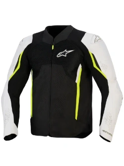 Kurtka motocyklowa tekstylna Alpinestars AST V3 Air czarno-srebrna-fluo
