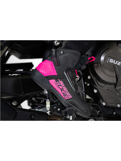 Buty motocyklowe damskie Shima Edge Vented czarno-różowe