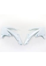 Osłony chłodnicy UFO do Hondy CRF 250R (10-13), CRF 450R (09-12) białe