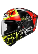 Kask integralny Shoei X-SPR PRO DIGGIA2 TC-3 czarno-czerwono-żółty