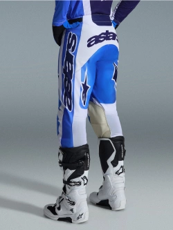 Spodnie cross Alpinestars MX Race Air niebiesko-białe