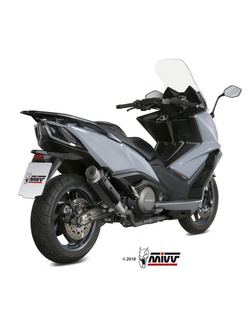 Tłumik motocyklowy Slip-On (GP Pro) MIVV do Kymco AK550 (17-20) carbon