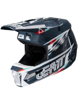 Kask enduro Leatt Moto 2.5 V25 niebiesko-biały