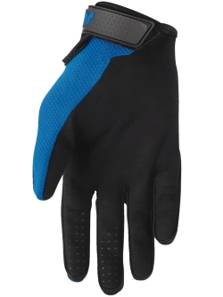 Rękawice cross dziecięce Thor Ridemode Static niebieskie