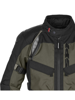 Kurtka motocyklowa tekstylna Spidi RW H2Out czarno-szaro-zielona