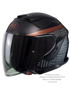 Kask otwarty Shoei J-Cruise 3 Acconic TC-9 czarno-brązowy