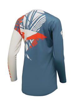 Bluza enduro damska Thor Sector Split niebiesko-biała