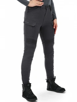 Jeansy motocyklowe damskie Shima Giro 3.0 szare