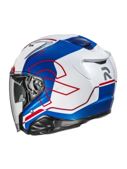 Kask otwarty HJC RPHA 31 Dereen niebiesko-biały