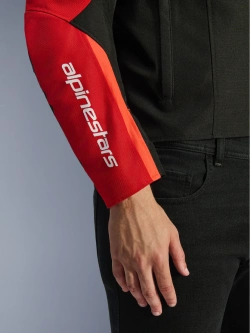 Kurtka motocyklowa tekstylna Alpinestars T-SPS V2 czarno-czerwono-szara