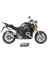 Tłumik SLIP-ON X-Plorer Titanium z karbonową końcówką SC-Project do BMW R 1200 R - RS (2017 - 2018)