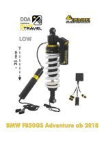 Amortyzator tylny obniżający zawieszenie o 25 mm DDA / Plug & Travel Suspension Touratech do BMW F850GS Adventure (18-24)