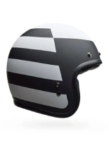 Kask otwarty Bell Custom 500 czarno-biały matowy
