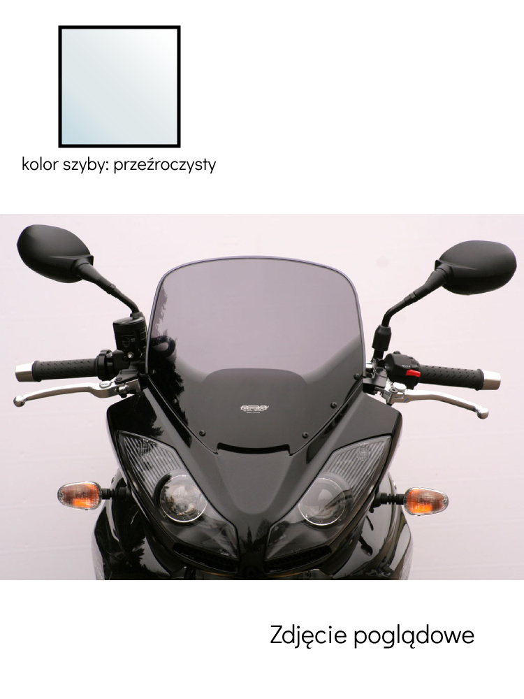 Szyba motocyklowa MRA Oryginalny kształt "OM" Triumph Sprint ST 1050/ SE/Sport (06-15) przeźroczysta