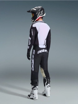 Bluza cross Alpinestars MX Racer Air Riway czarno-biała