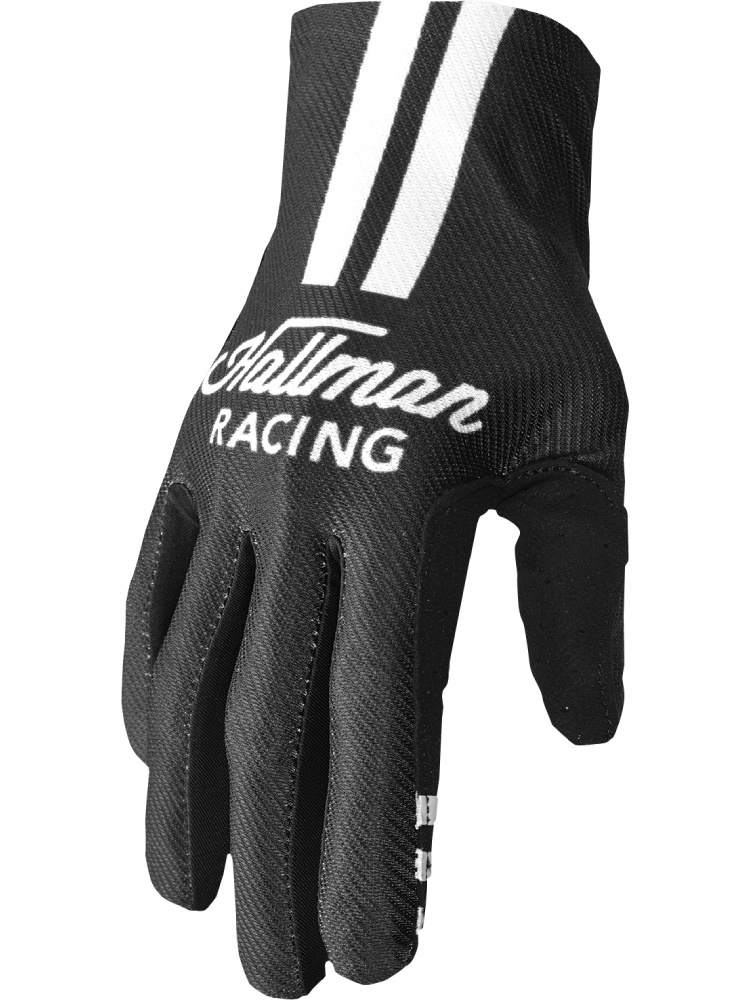Rękawice cross Thor Hallman Mainstay Roosted czarno-białe