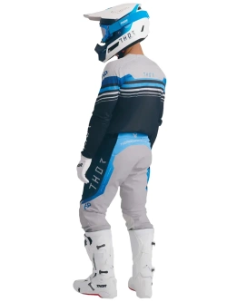 Bluza enduro Thor Launchmode Air Raptor niebiesko-szara