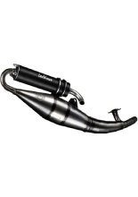 Pełny układ wydechowy LeoVince Hand Made TT czarny Yamaha/ MBK (wybrane modele) [z homologacją]