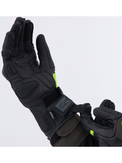 Rękawice motocyklowe Rebelhorn Range czarno-szaro-żółte