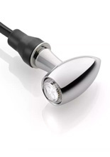 Kierunkowskaz motocyklowy Rizoma Club S (1 sztuka w zestawie) srebrny