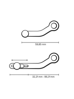 Dźwignia zmiany biegów Sw-Motech BMW R nineT (14-), R nineT Scrambler (16-), R12 S (24-)