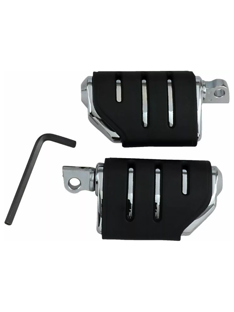 Podnóżki motocyklowe Kuryakyn Dually ISO chromowane-czarne