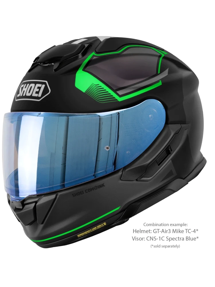Kask integralny Shoei GT-Air 3 Mike TC-4 czarno-zielony