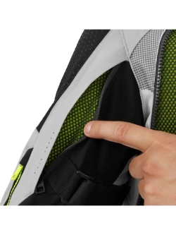 Kurtka motocyklowa tekstylna Shima Hero 3.0 G2 szaro-fluo żółta