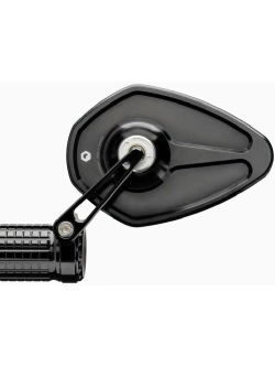 Lusterko motocyklowe uniwersalne Motogadget Mo.view Sport aluminiowe, czarne [długość ramienia: 72 mm]