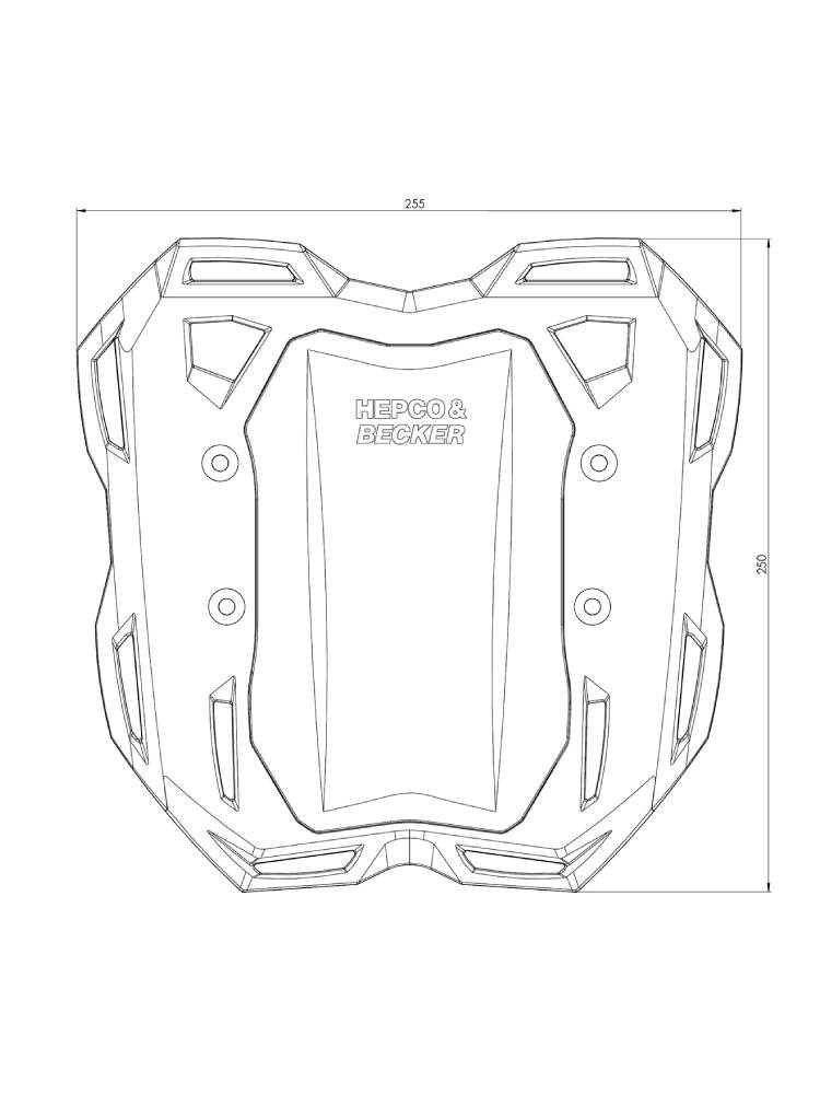 Stelaż Smartrack Hepco&Becker Yamaha Xmax 125/300/Tech Max (23-)