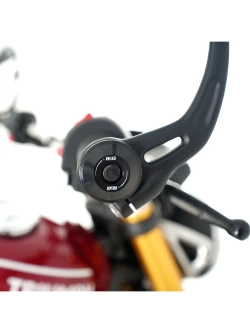 Koncówki kierownicy motocyklowej R&G Racing Triumph Speed 400/Royal Enfield Meteor 350 (24-) czarne