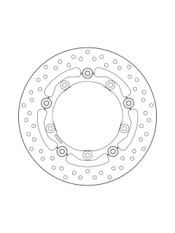 Tarcza Hamulcowa Brembo Serie Oro Floating Prime Line Yamaha X-Max 125/ 250 (05-)/ 300 (17-) T-Max 500 (01-11)/ Majesty 400 (04-12) [śr. 267 mm]